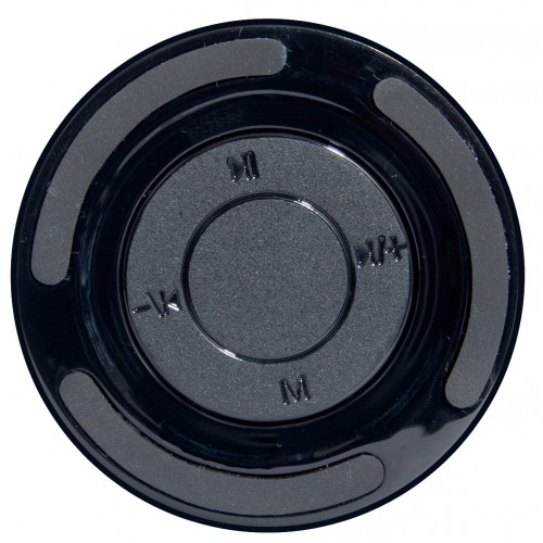 Ze spodní části MP3 reproduktoru Atom jsou zabudované praktické tlačítka pro základní ovládání MP3 přehrávače.