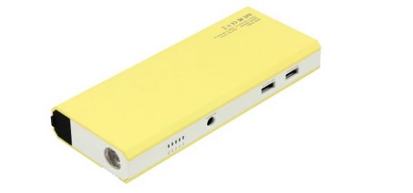 Přenosná PowerBanka Buffalo 8000mAh Vám nabídne dva napájecí USB porty, LED signalizační diody a praktickou svítilnu. 