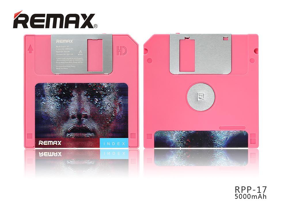 Remax nabízí pro všechny IT pamětníky přenosnou nabíjecí baterii ve stylu klasické diskety pro pohodlné nabití elektronických zařízení kdekoliv na cestách.