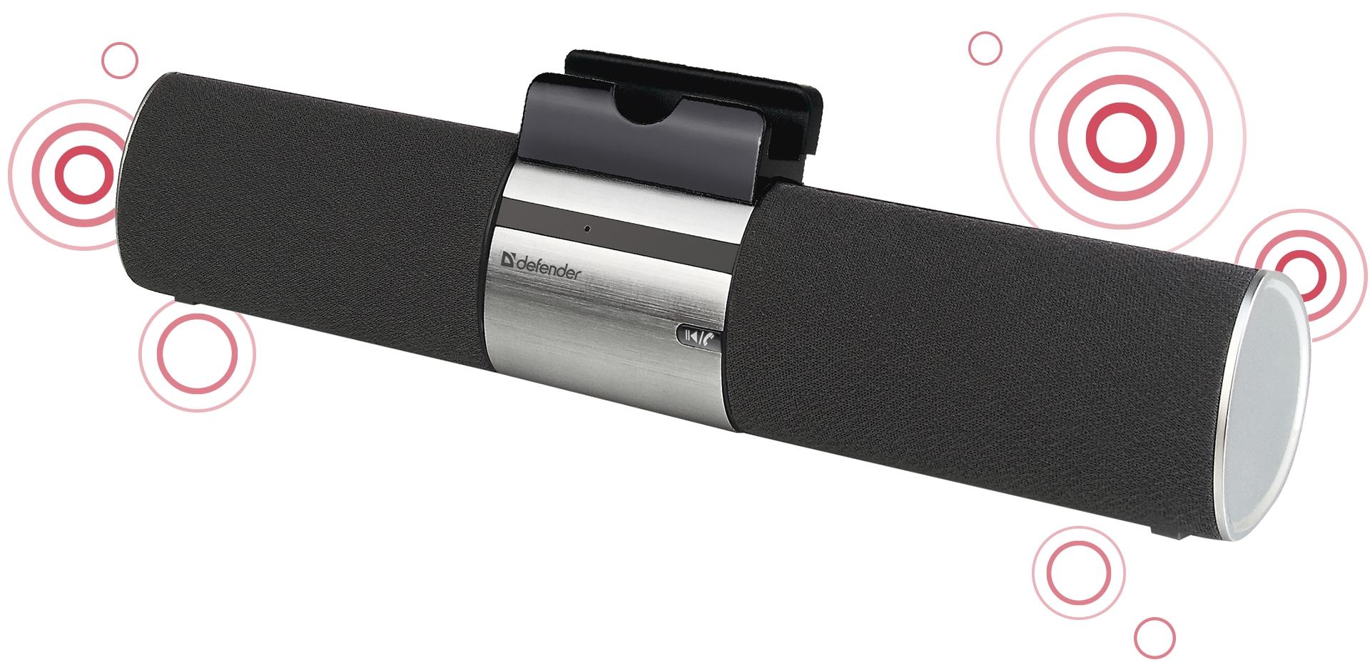 Repro audio systém se zabudovanou nabíjecí baterií jako reproduktor a stojánek pro zlepšení kvalitu poslechu oblíbené hudby v bytě či kanceláří!