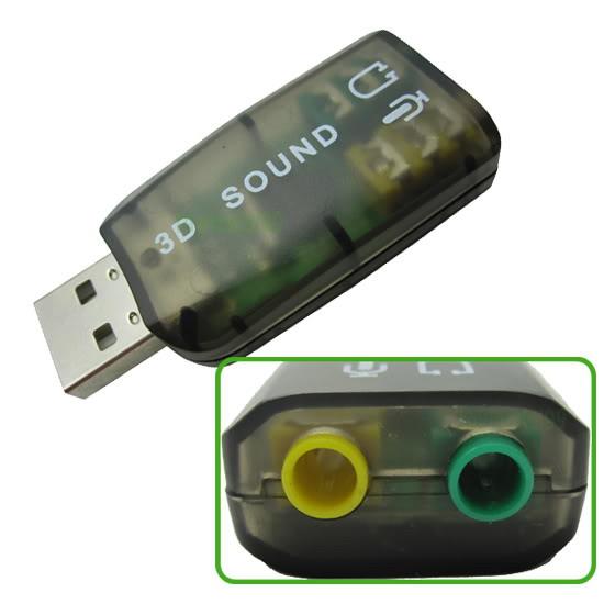 USB zvuková karta 5.1 stereo